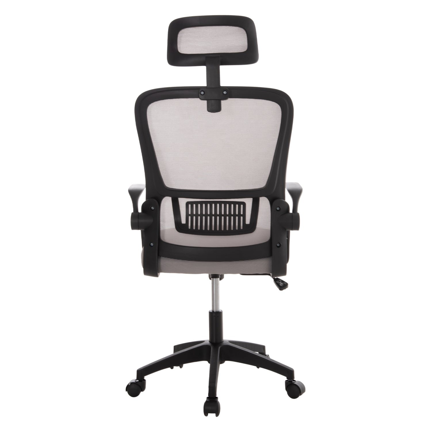 Офис стол BLAZER сива мрежеста тъкан - черна рамка 60x58x110-130Hсм.