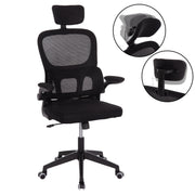 Офис стол BASTON черна мрежеста тъкан и PP рамка 64x60x117-127Hсм.