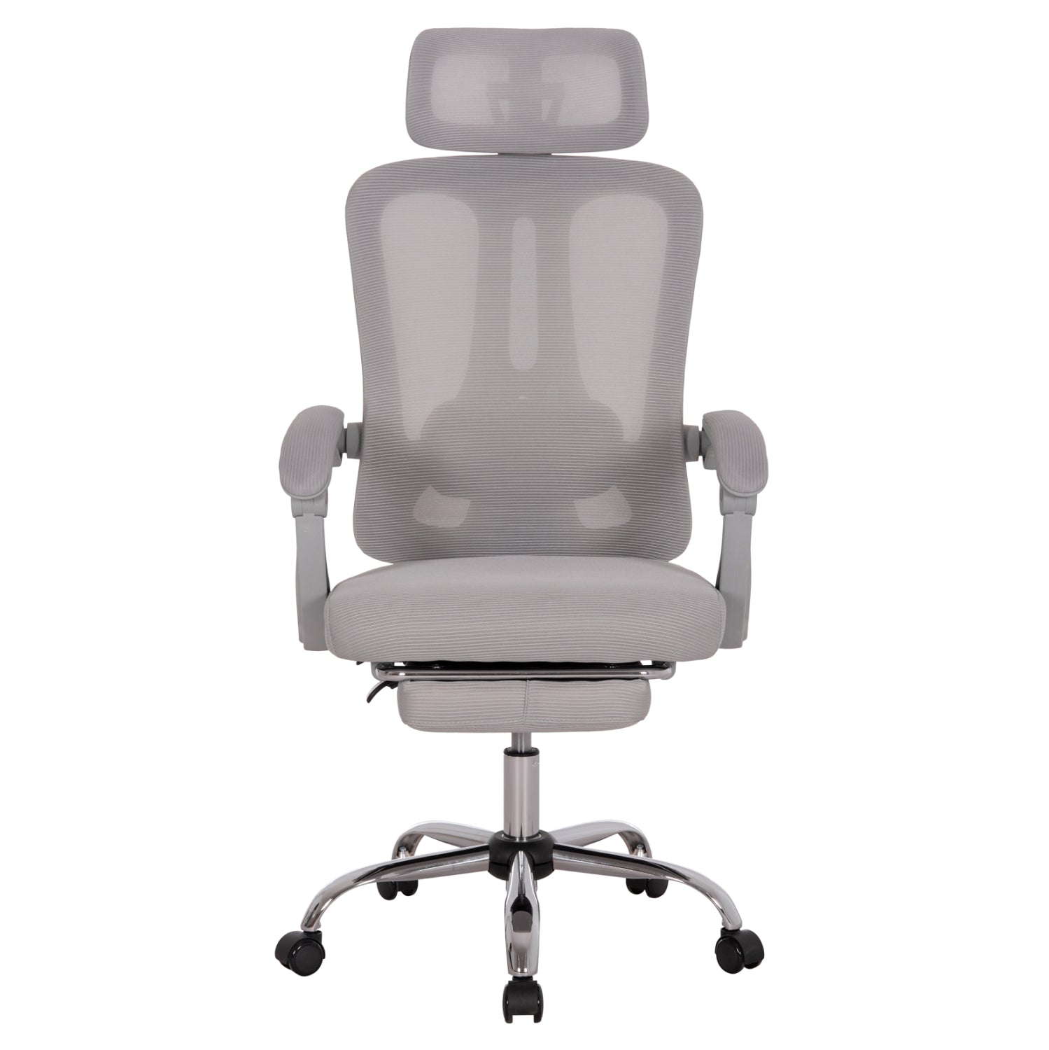 ОФИС СТОЛ BARNET СИВА МРЕЖА-СИВА РАМКА НАЙЛОН 61x62x123см.