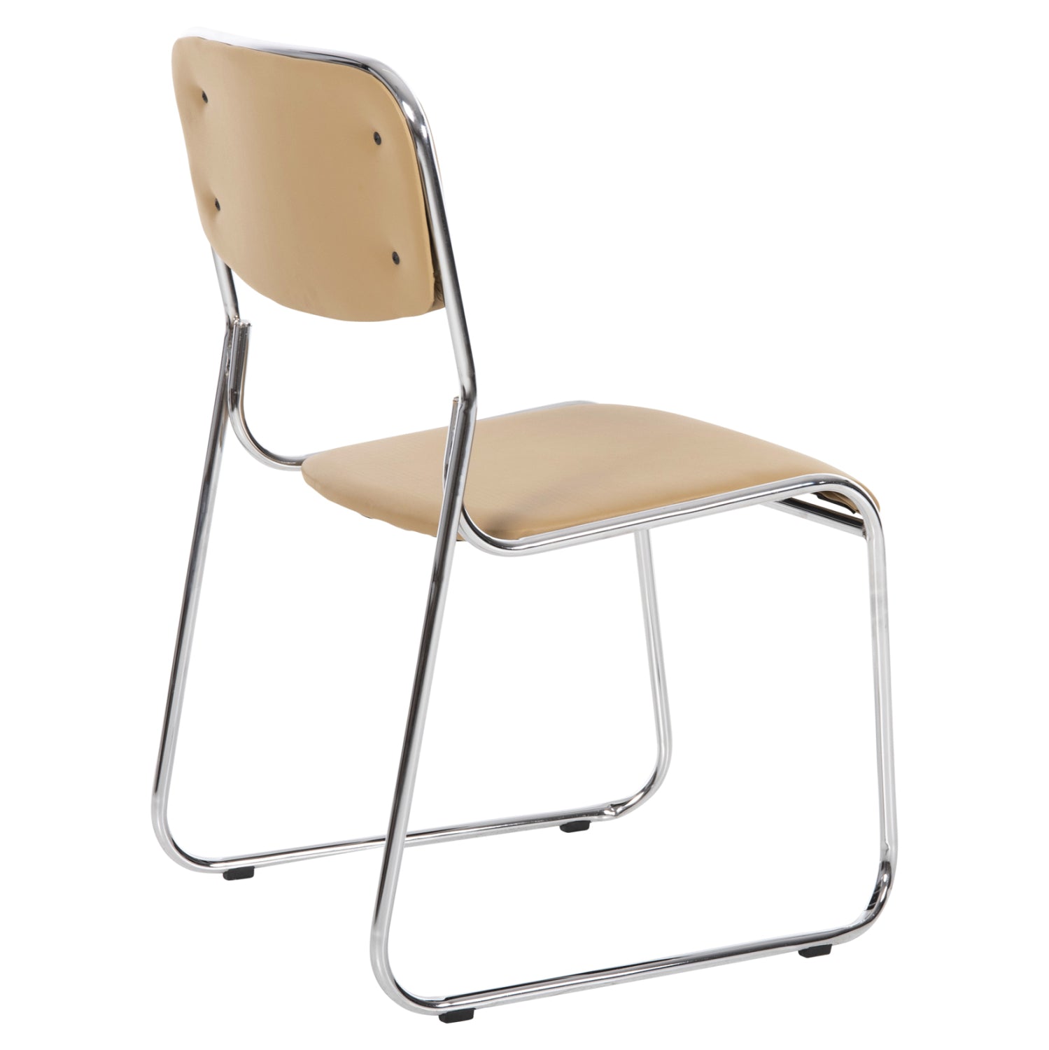 КОНФЕРЕНТЕН/ГОСТЕН СТОЛ MABEL ХРОМИРАНА РАМКА-МОКА ПУ 47x48x78В см.