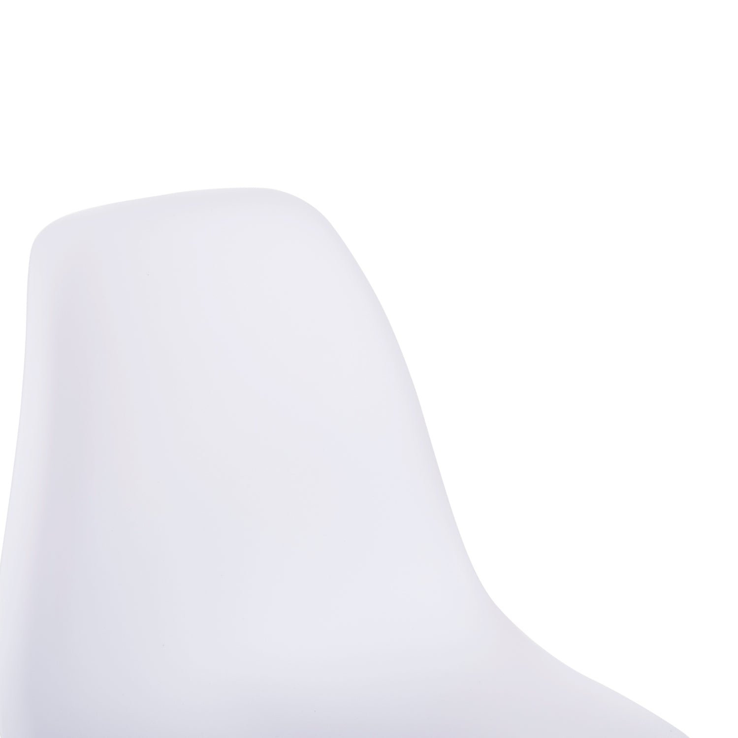 Детски стол Twist Kid с дървени крака и бяла PP седалка 31x34x55.5H