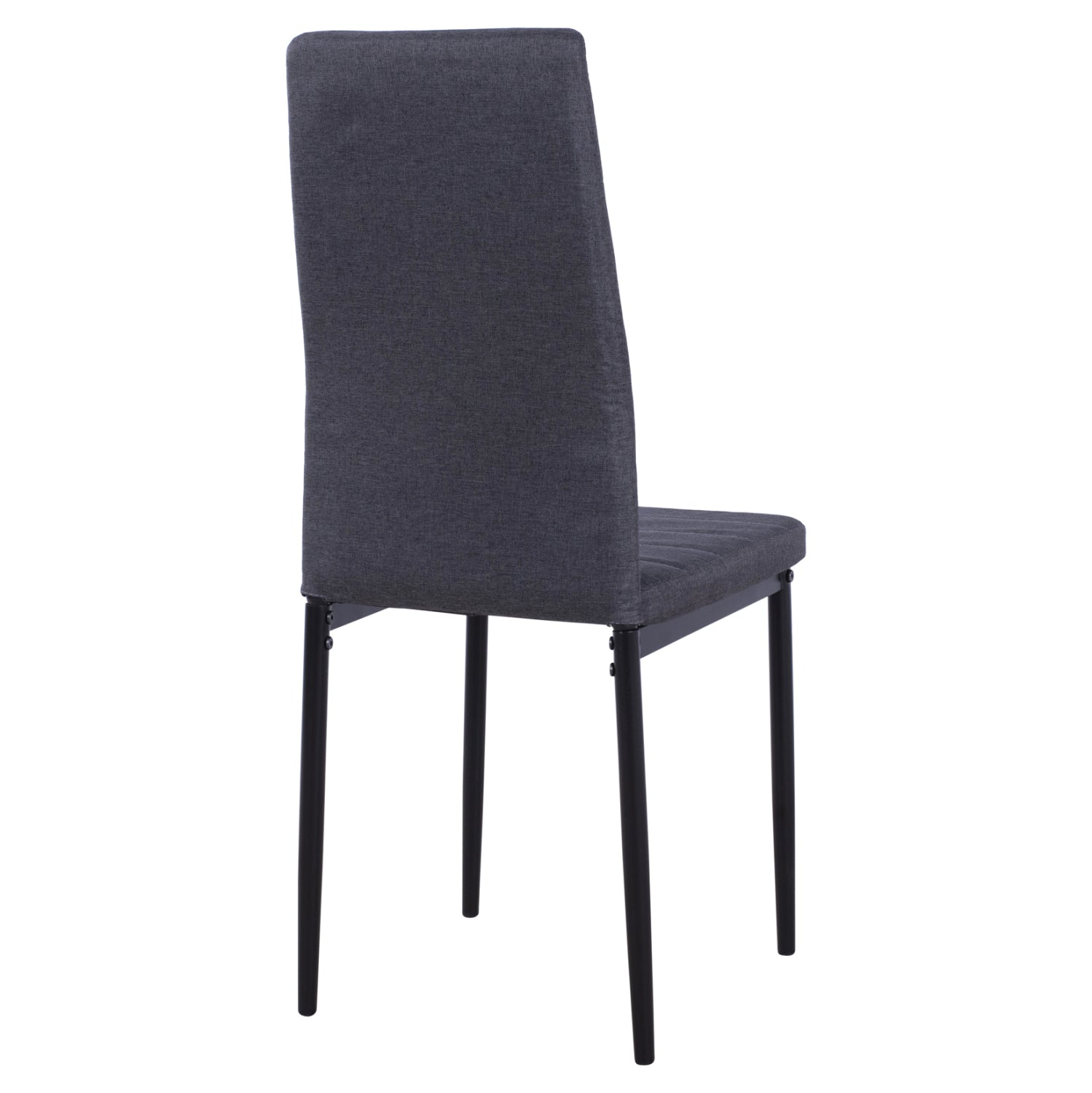 Метален стол Lady сива тъкан с метална рамка K/D 40x48x95