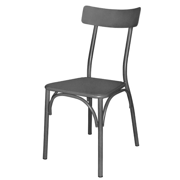 Метален стол с ламарина Carbon 38x48x86 см