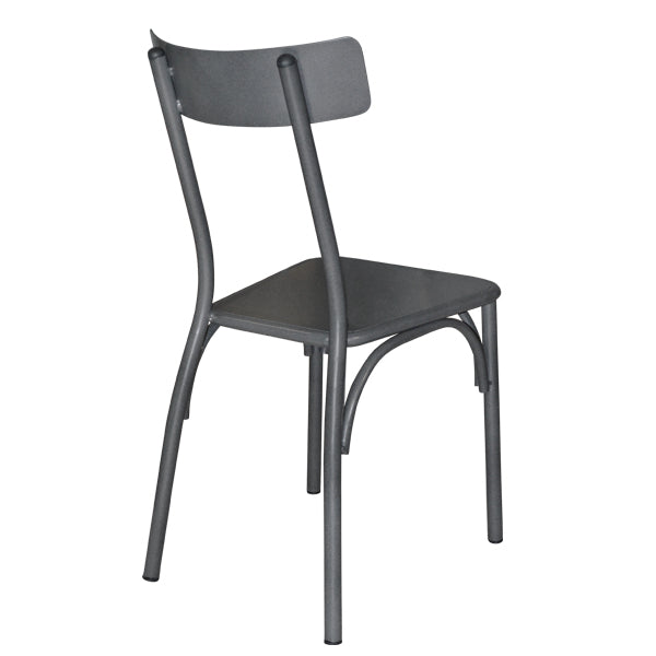 Метален стол с ламарина Carbon 38x48x86 см