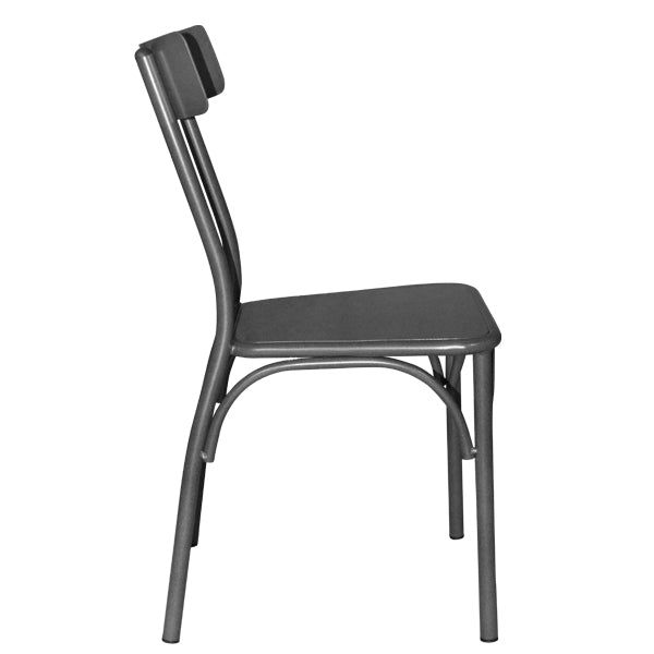 Метален стол с ламарина Carbon 38x48x86 см