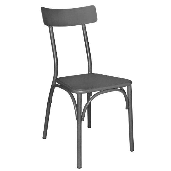 Метален стол с ламарина Carbon 38x48x86 см