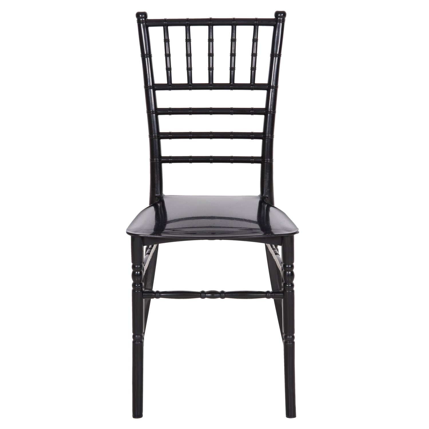 Пластмасов стол за кетъринг TIFFANY NEW гланцов черен 42x48x88,5Hсм.