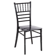 Пластмасов стол за кетъринг TIFFANY NEW гланцов черен 42x48x88,5Hсм.