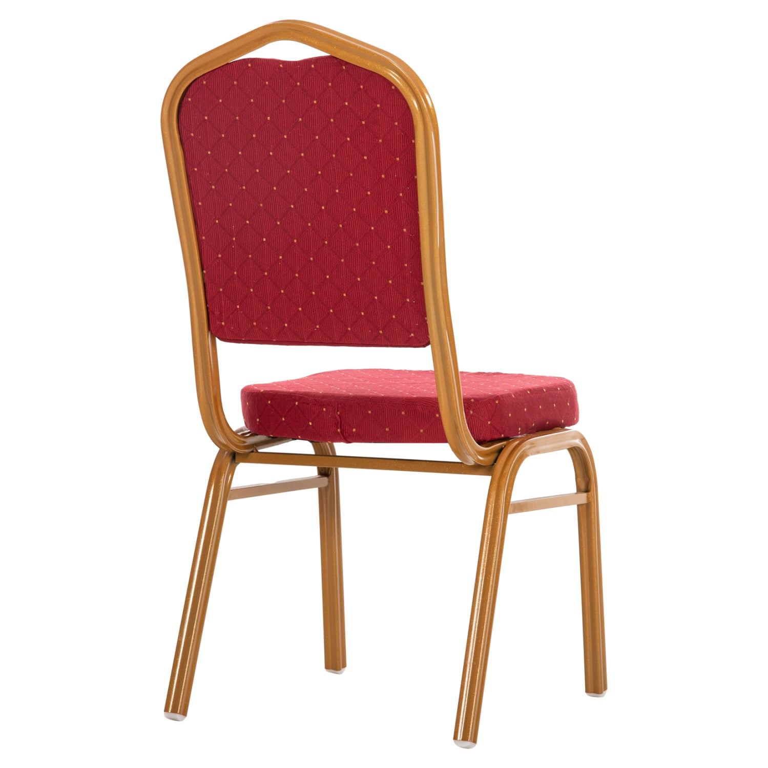 КОНФЕРЕНТЕН-ХОТЕЛСКИ СТОЛ HILTON МЕТАЛЕН С БУРГУНДСКА ТЪКАН 44x66x92,5Hсм.