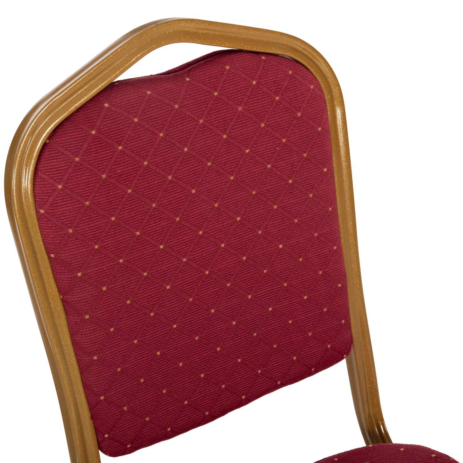 КОНФЕРЕНТЕН-ХОТЕЛСКИ СТОЛ HILTON МЕТАЛЕН С БУРГУНДСКА ТЪКАН 44x66x92,5Hсм.