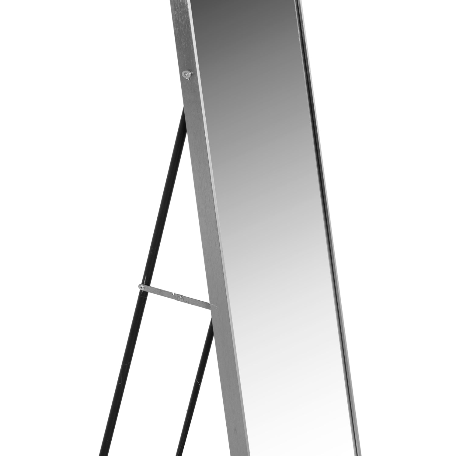 Стоящо огледало BOELY алуминиева рамка в сребрист цвят 40x35x160Hсм.