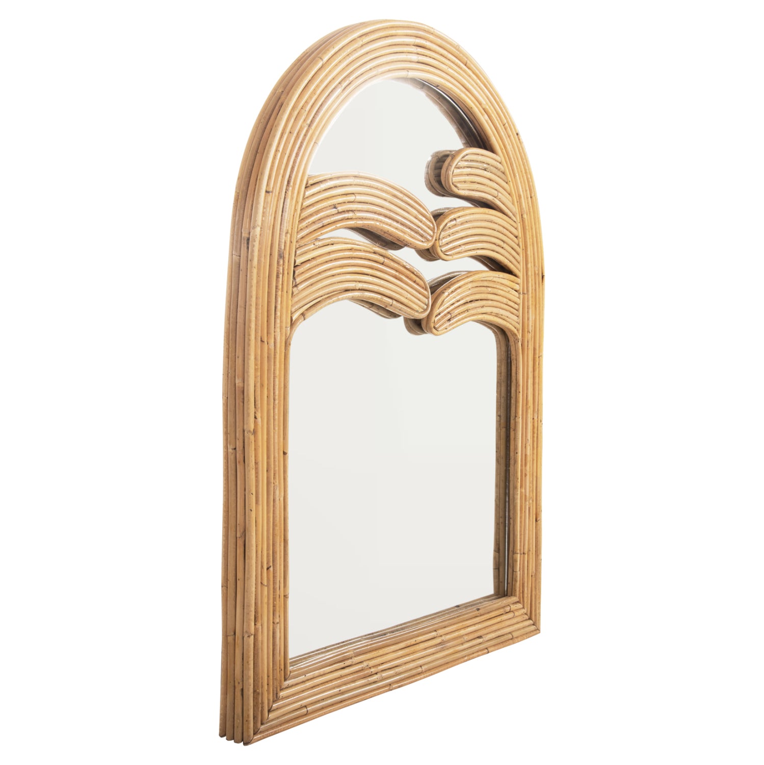 Огледало за стена REFLECT с рамка от естествен ратан 61x5x80Hсм.