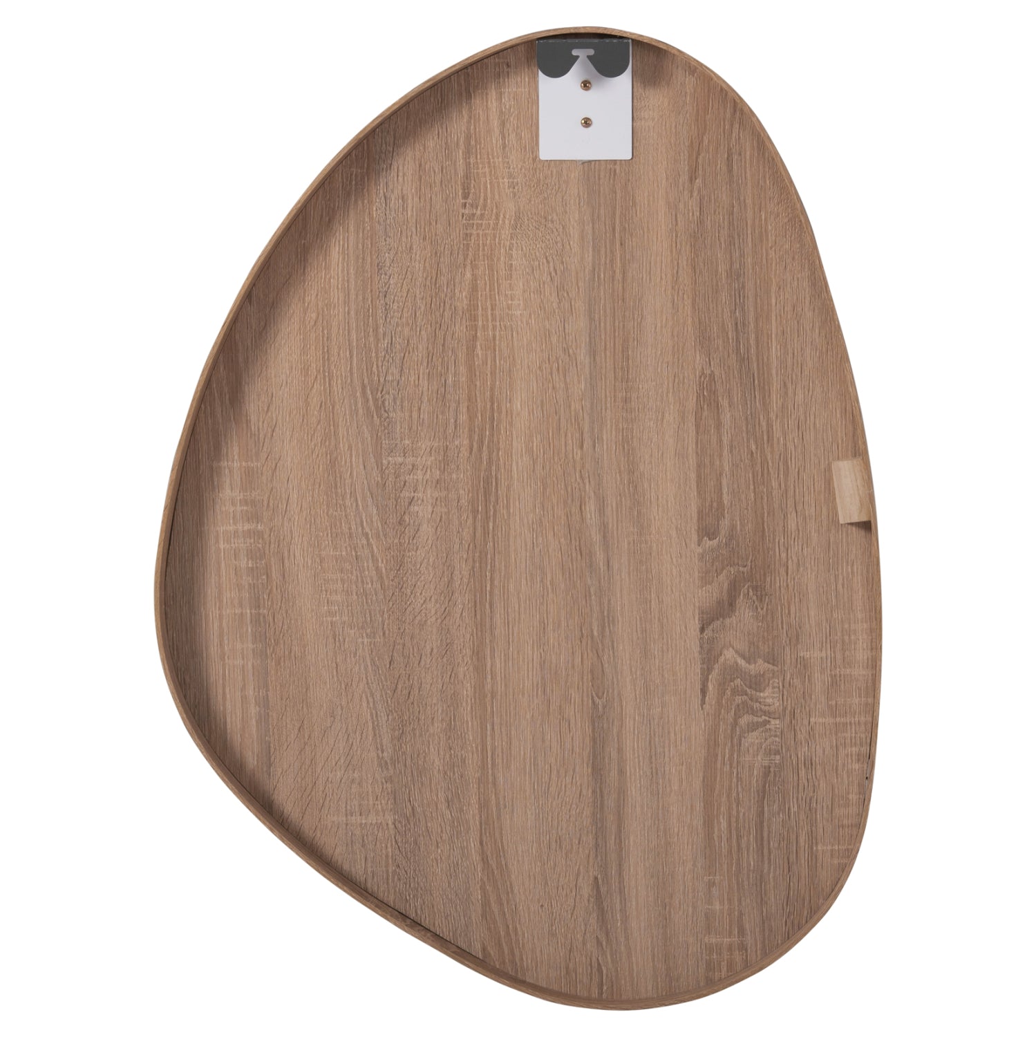 Стенно огледало Irregu MDF рамка в цвят естествено дърво 60x80Hсм.