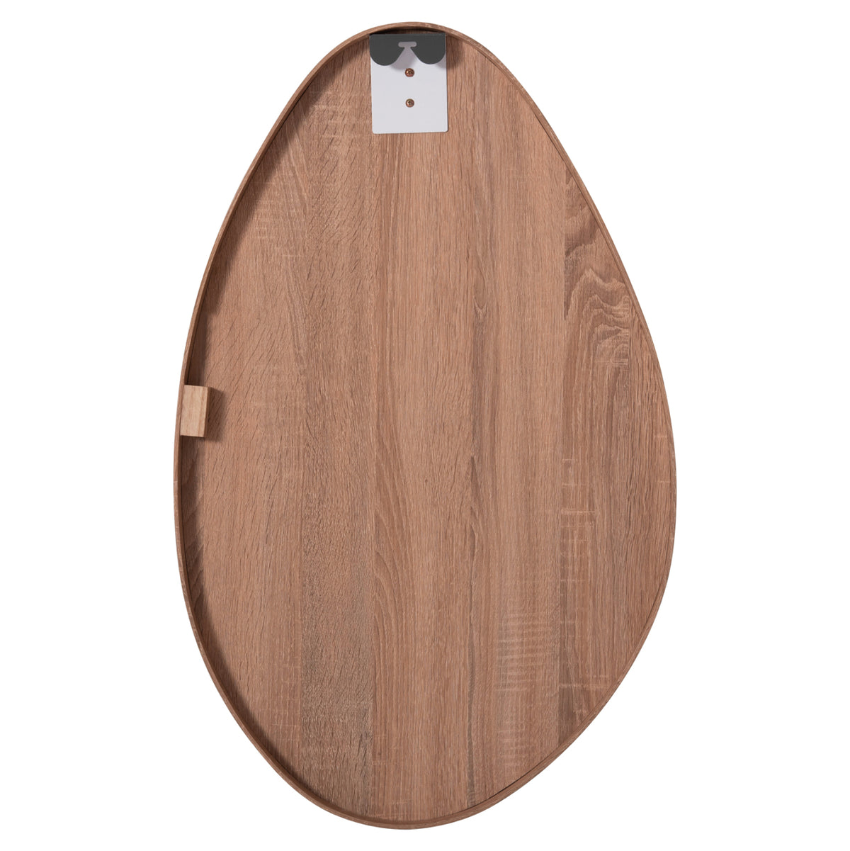 Стенно огледало Drop MDF рамка в цвят естествено дърво 50x80Hсм.