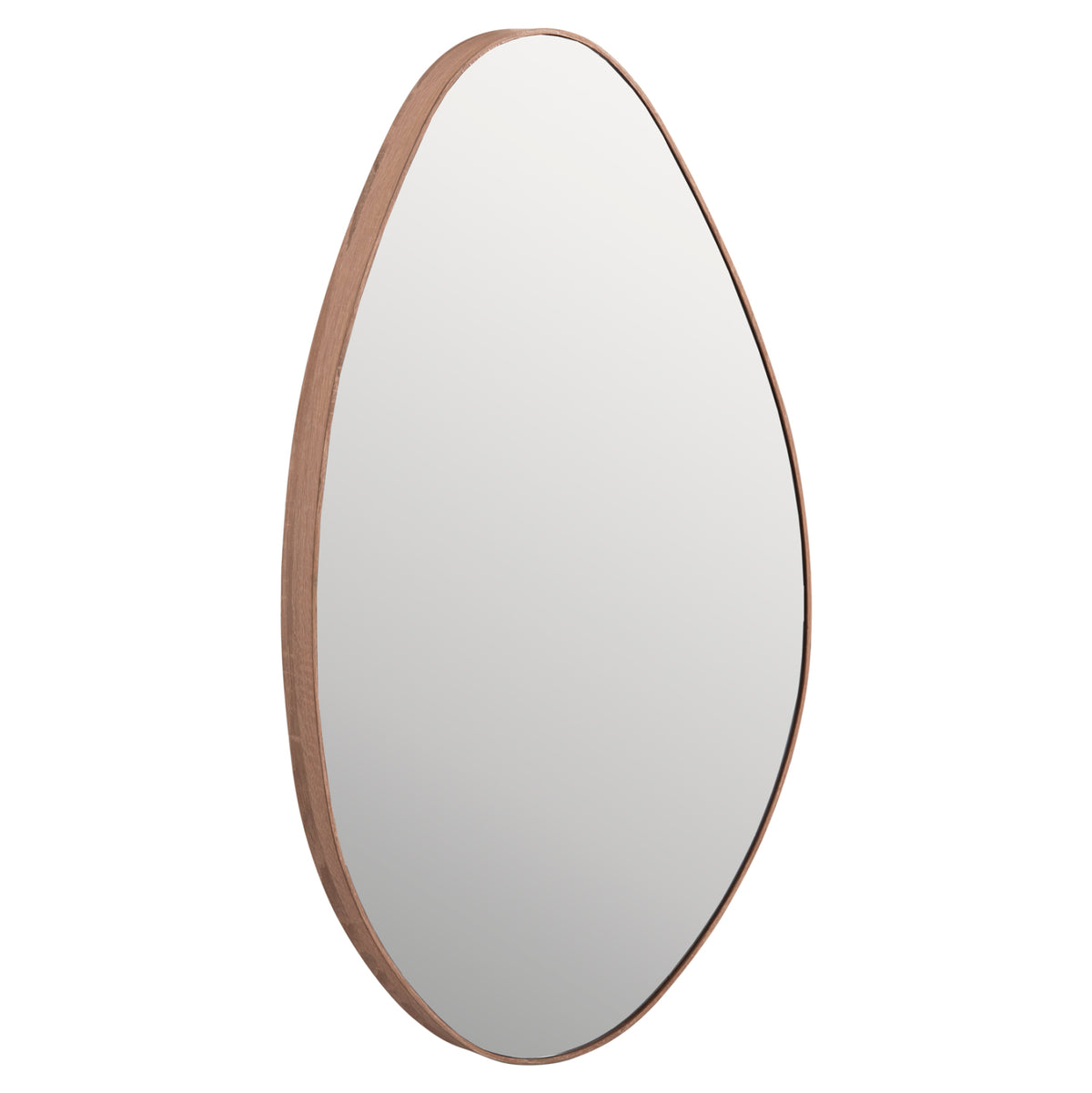 Стенно огледало Drop MDF рамка в цвят естествено дърво 50x80Hсм.