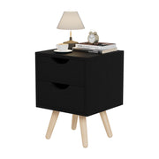 Нощно шкафче DINKL меламин с 2 чекмеджета венге 29,5x29,5x45см