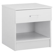 Нощно шкафче с 1 чекмедже в бяло 45x35,5x47 см.