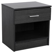 Нощно шкафче с 1 чекмедже Zebrano 45x35.5x47 см