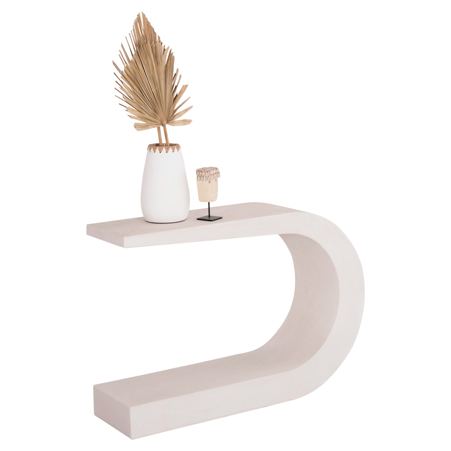 Конзола серия SANTORINI MDF в цвят офуайт 110x30x70Hсм.