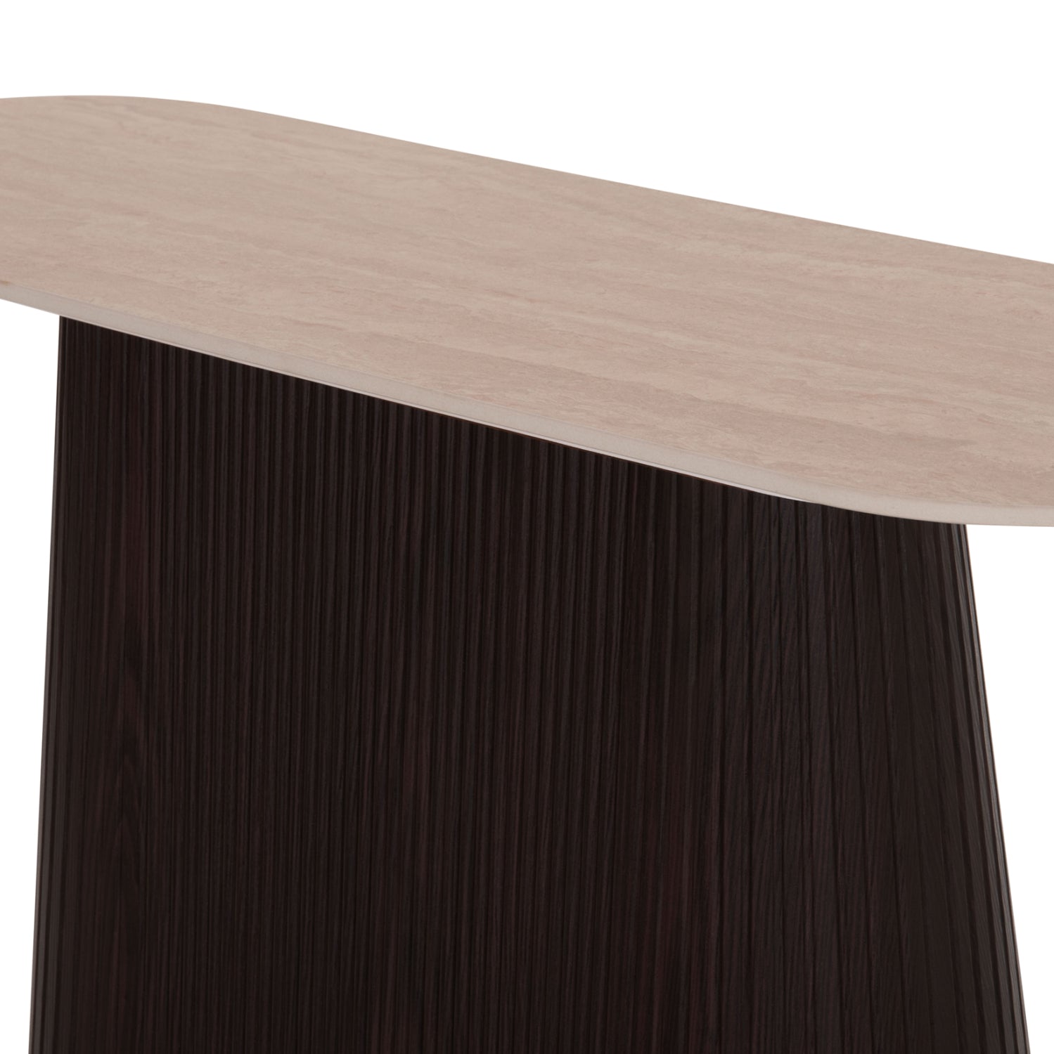 КОНЗОЛНА МАСА CATER КЕРАМИЧЕН ПЛОТ С ВИД НА ТРАВЕРТИН--MDF ОСНОВА 120x40x78Hсм.