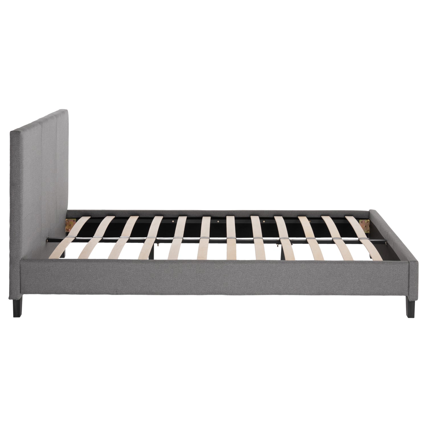 Сиво текстилно легло за матрак 150x200 EK.
