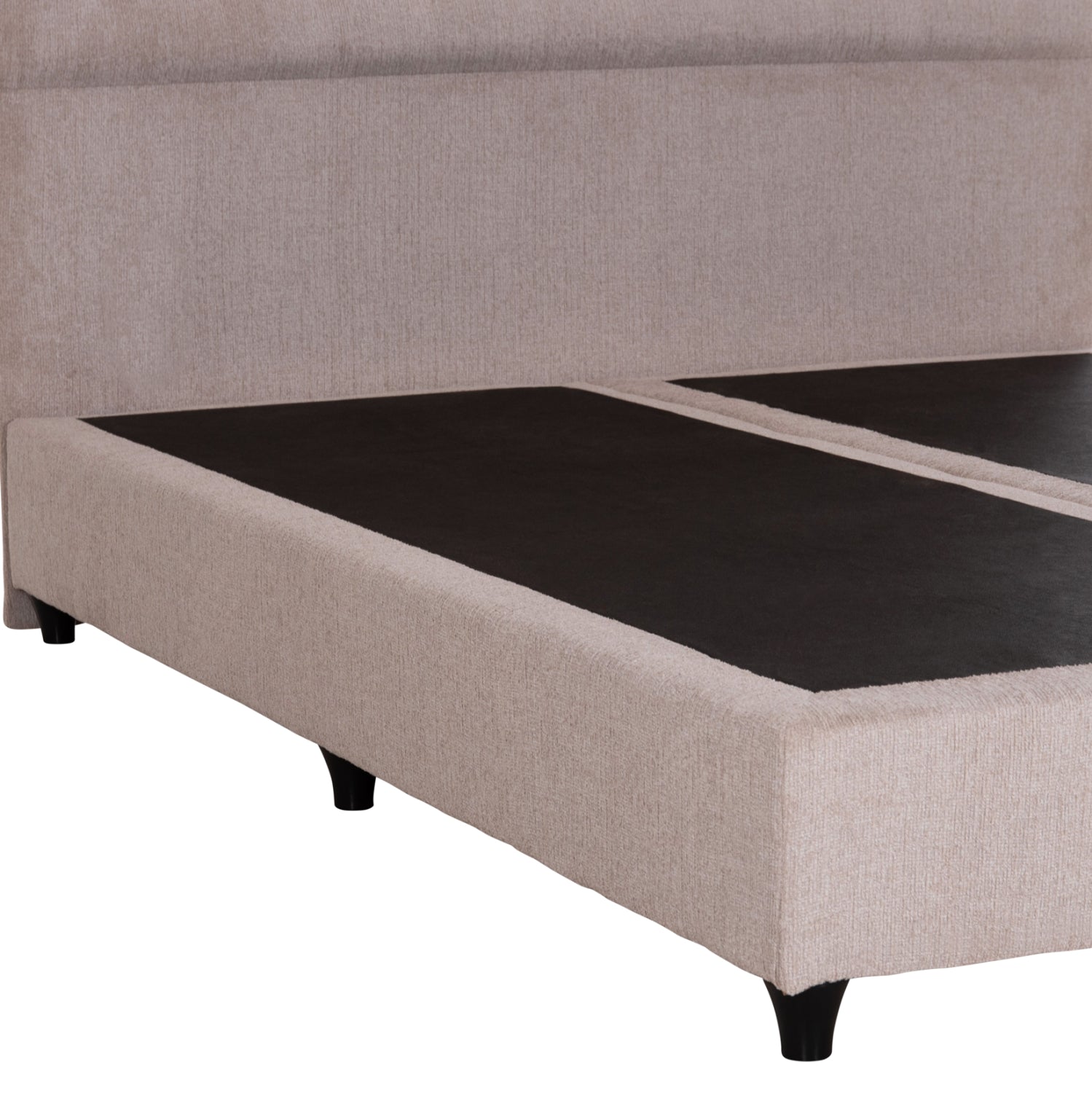 Легло MALENA бежова тъкан тип NUBUCK за матрак 150x200cm