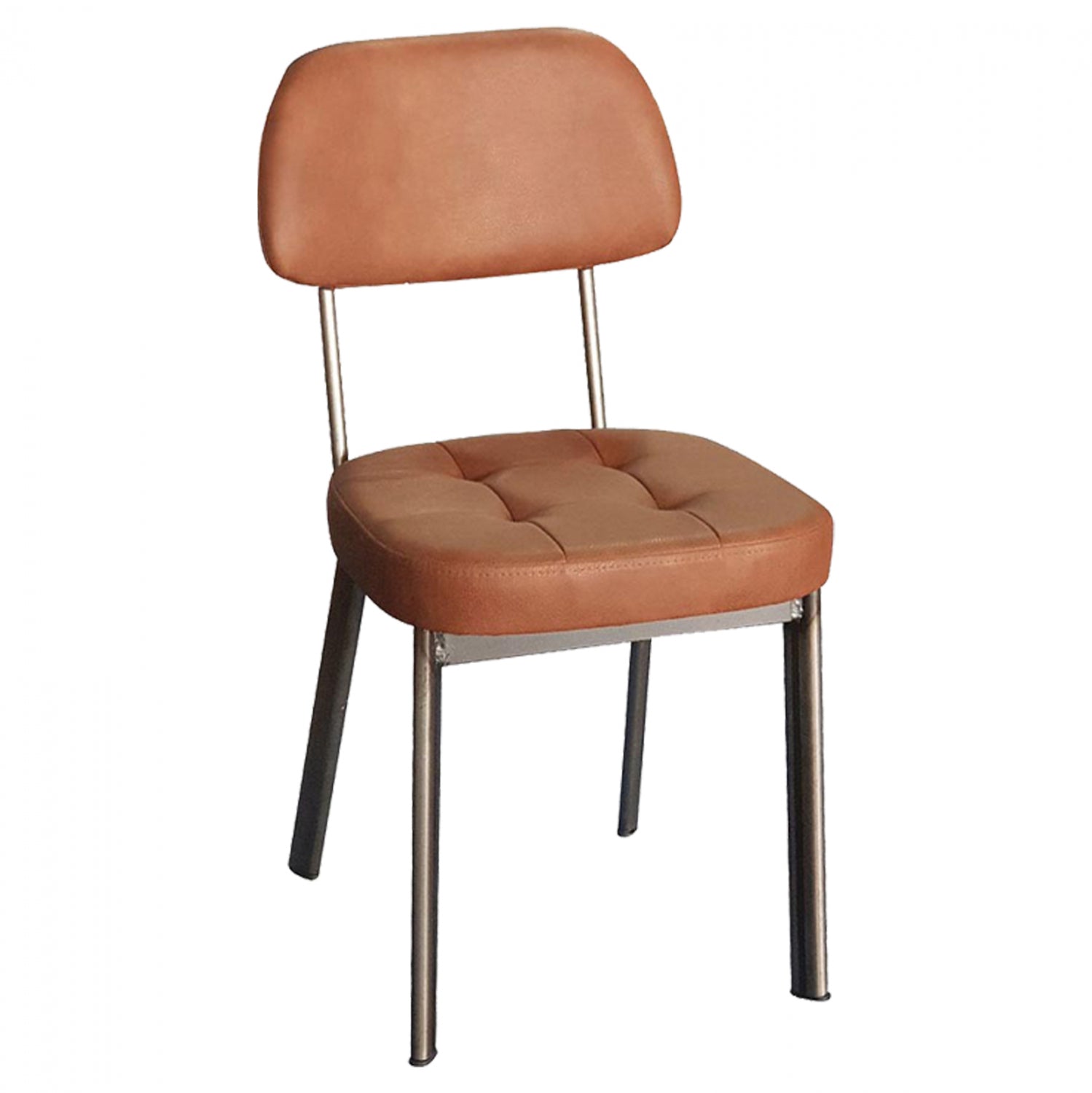 Метална стол с PU седалка 45x53x79 см.