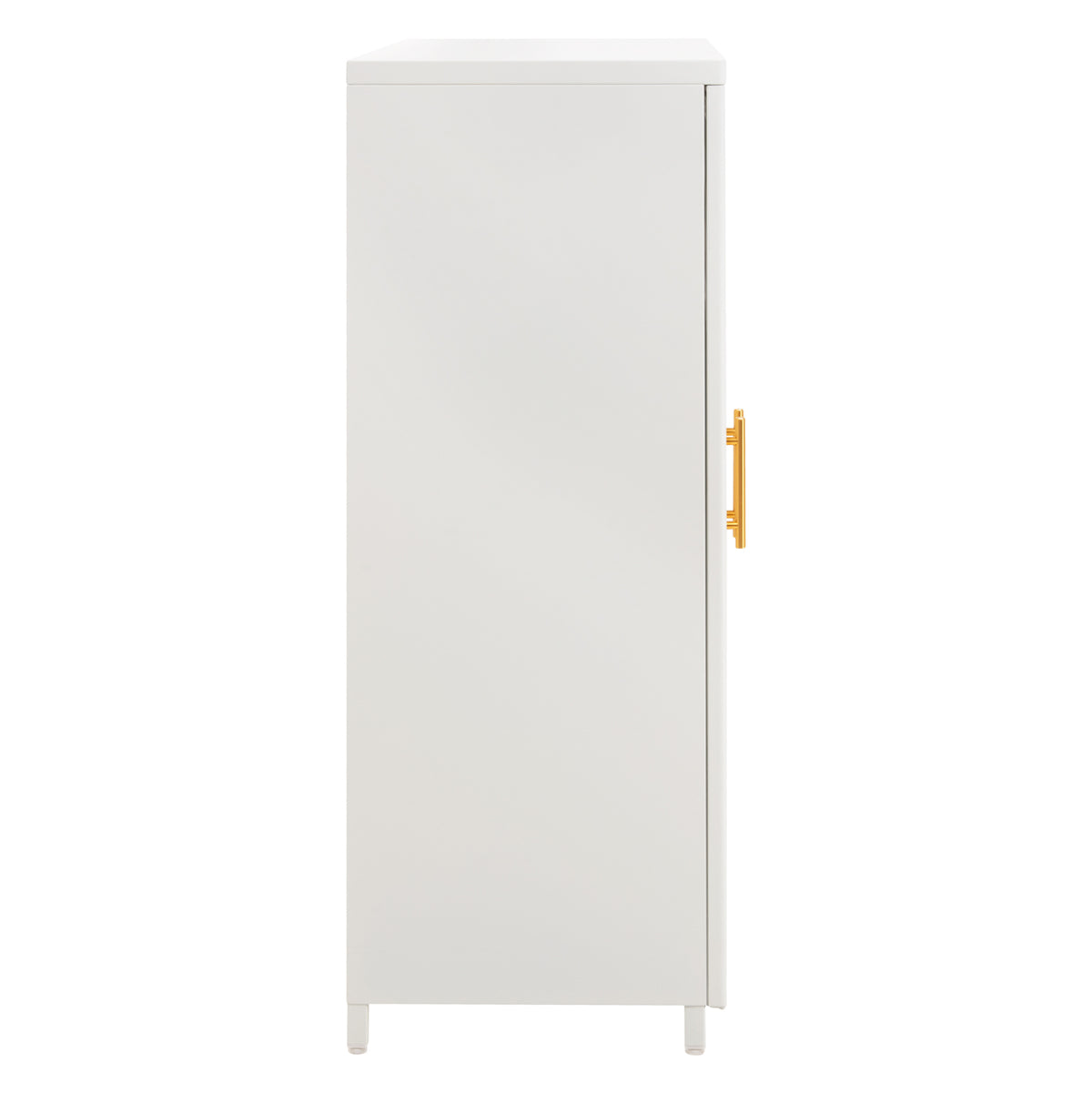 Метален шкаф за витрина CARIL Бял 80x37-40x102Hсм.