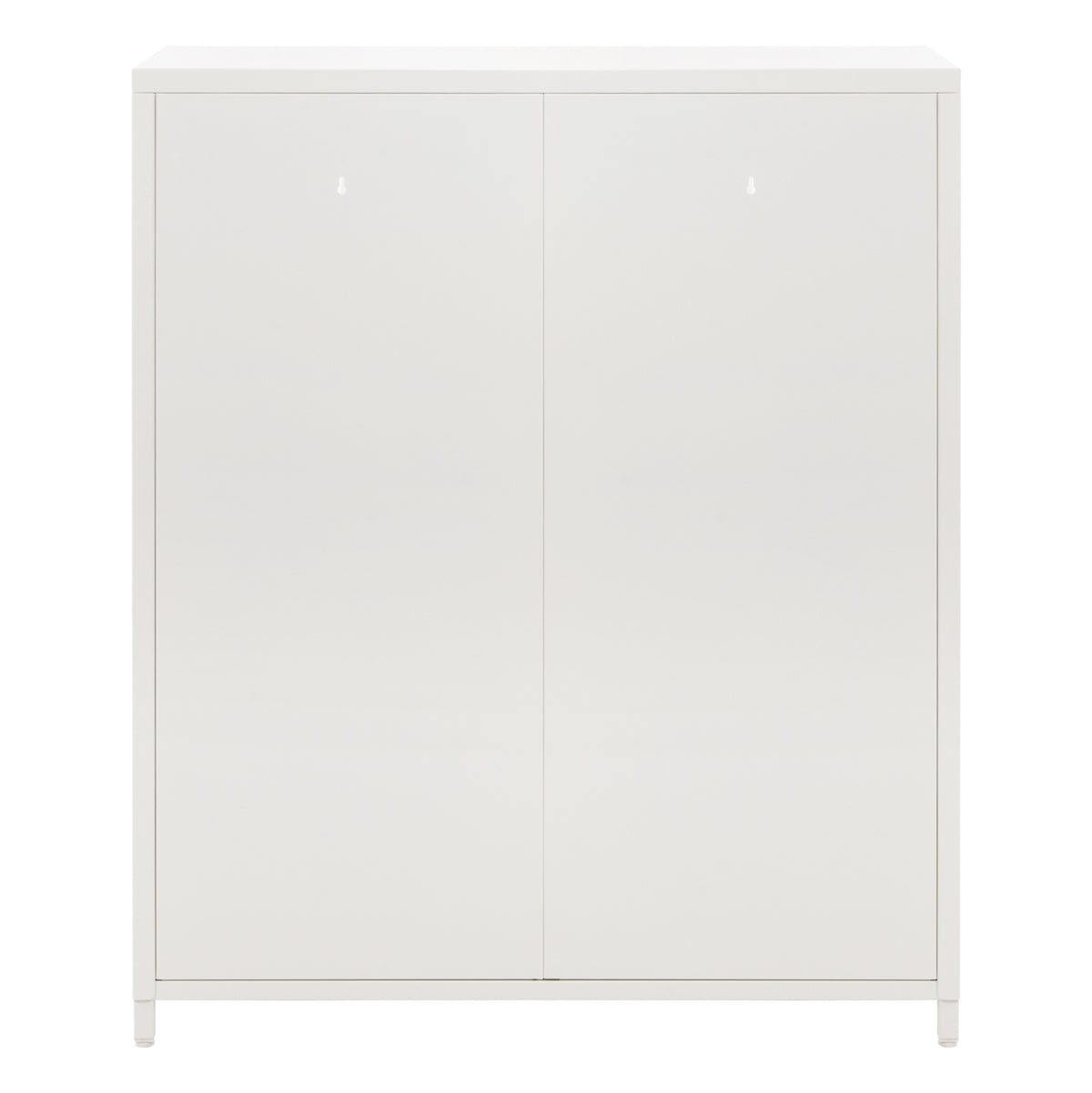 Метален шкаф за витрина CARIL Бял 80x37-40x102Hсм.