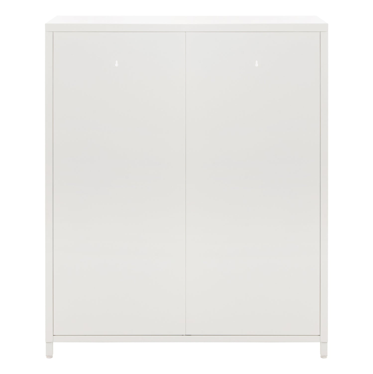 Метален шкаф за витрина CARIL Бял 80x37-40x102Hсм.