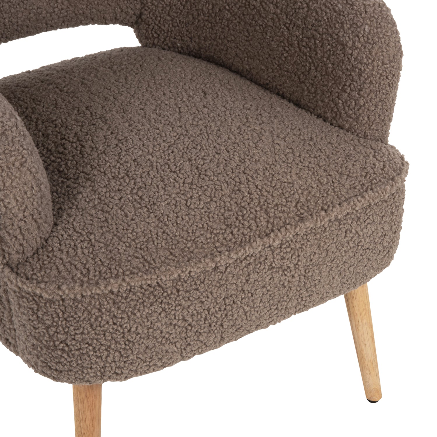 ФОТЬОЙЛ MYLIE ПЛАТ BOUCLE СВЕТЛО КАФЯВ ЦВЯТ 67x75x93Hсм.