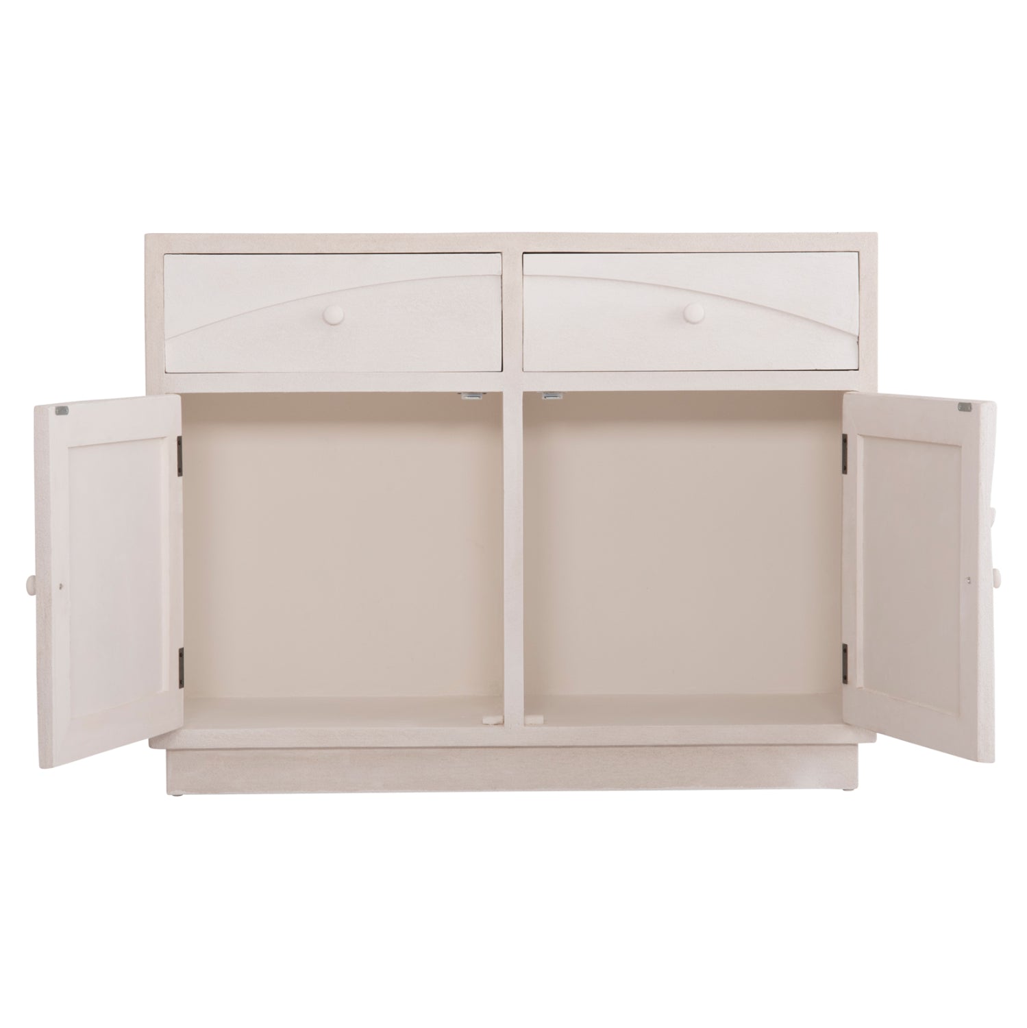 Буфет серия SANTORINI MDF в слонова кост с 2 чекмеджета и 2 врати 107x38x82.5Hсм.