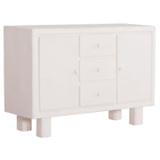 Буфет серия SANTORINI MDF в слонова кост с 3 чекмеджета и 2 врати 120x38x80Hсм.