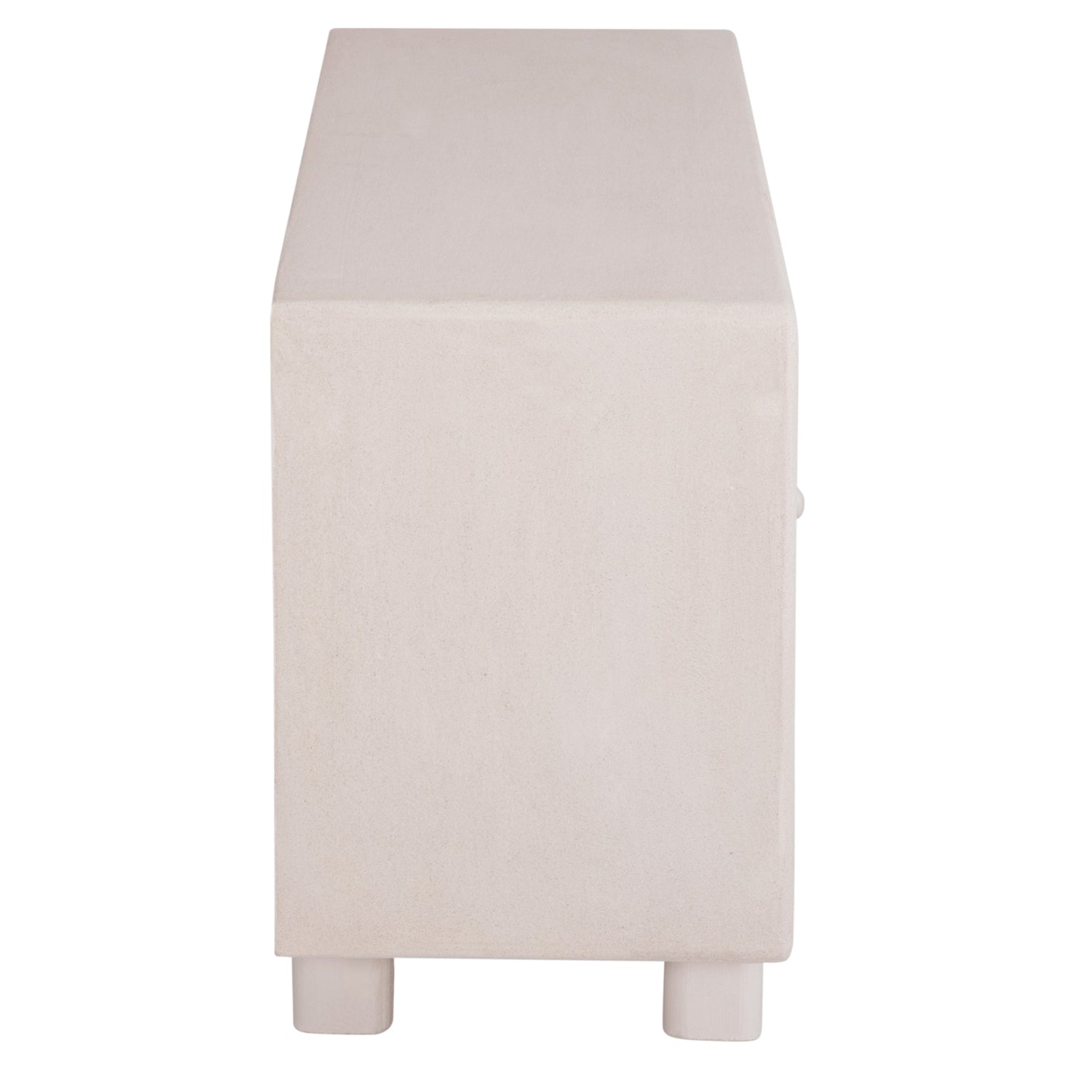 БУФЕТ СЕРИЯ SANTORINI MDF В ЦВЯТ ОФ-УАЙТ - 3 ВРАТИ 140x38x64Hсм.