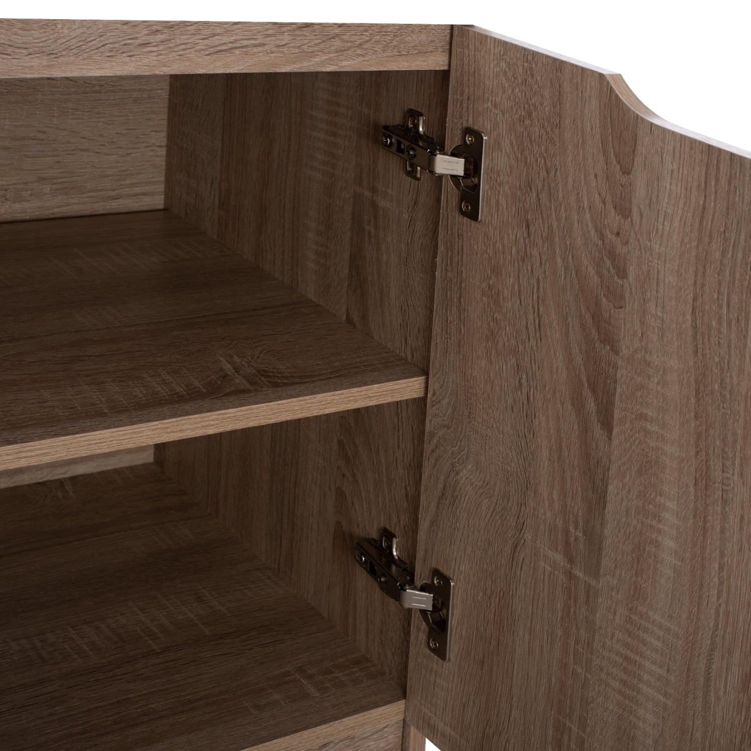 Буфет с 2 чекмеджета и 4 врати сонома 120x40x80см