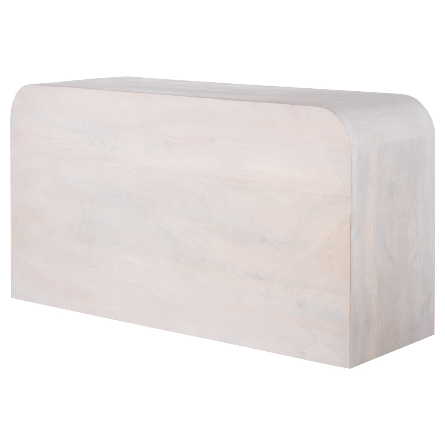 Буфет HANDYR масивно дърво манго в бял цвят 165x35x75Hсм.