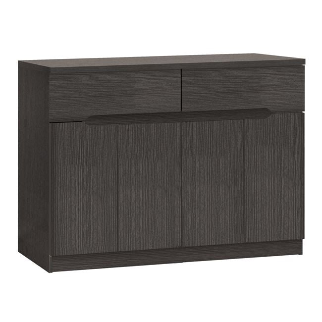 Буфет с 2 чекмеджета и 4 врати зебрано 120x40x80см
