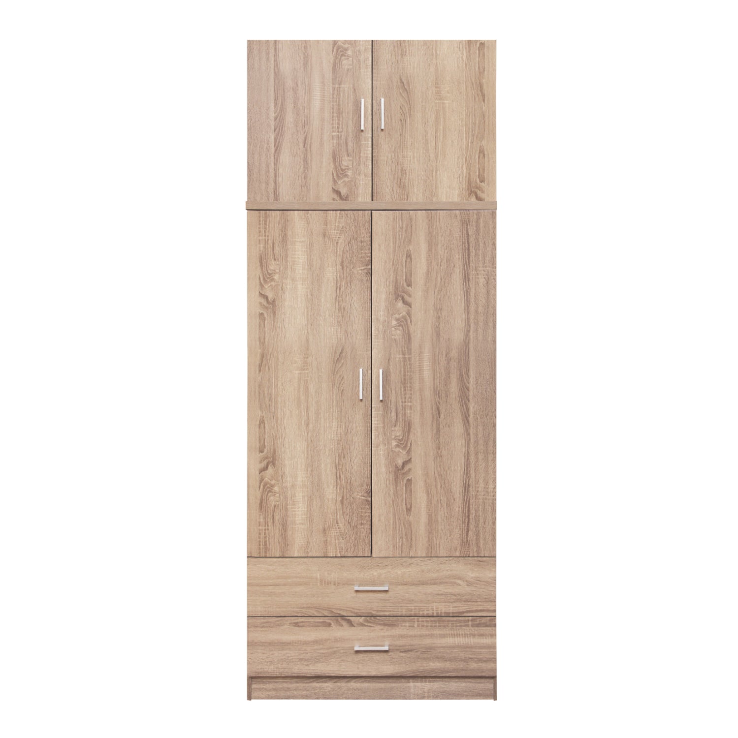Гардероб 2 врати с Loft & 2 чекмеджета Sonoma 80x42x241