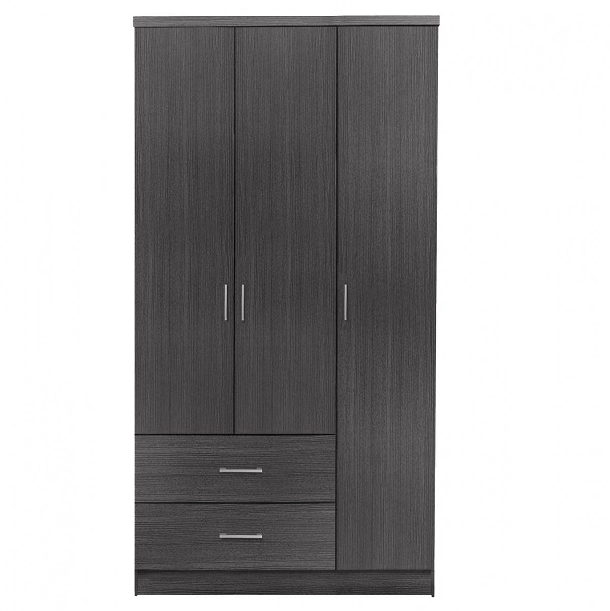 Гардероб с 3 врати и 2 чекмеджета Zebrano 89x42,5x181