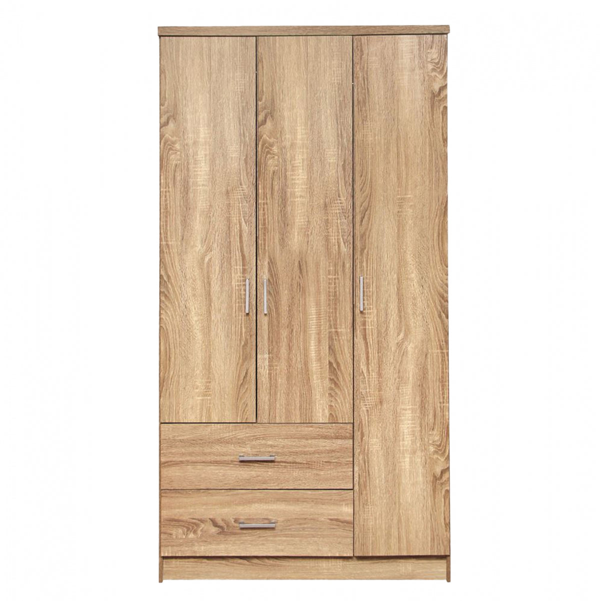 Гардероб с 3 врати и 2 чекмеджета Sonama 89x42,5x181