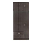 Гардероб 3 врати и Loft с 2 чекмеджета Zebrano 90x42x241