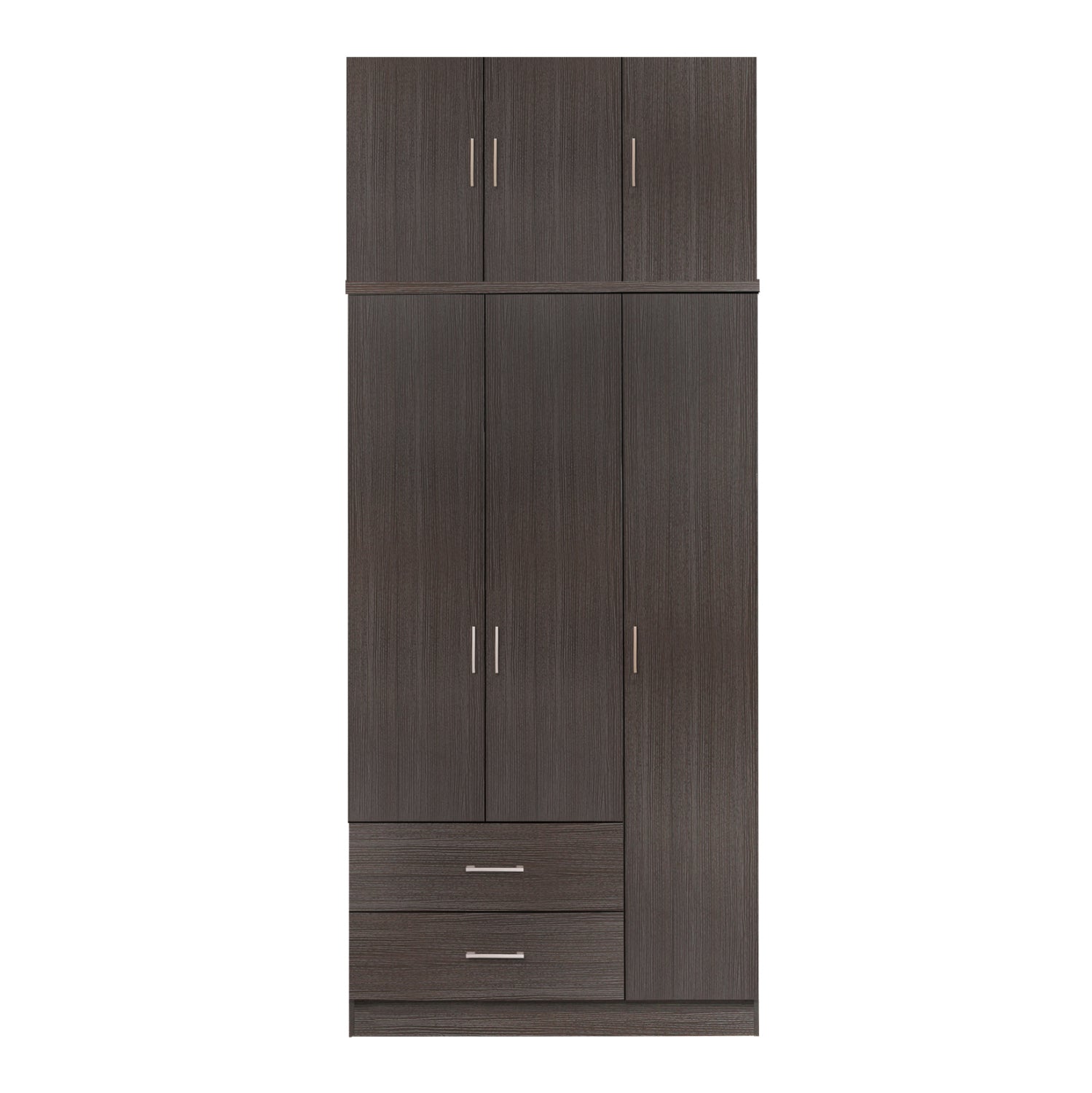 Гардероб 3 врати и Loft с 2 чекмеджета Zebrano 90x42x241