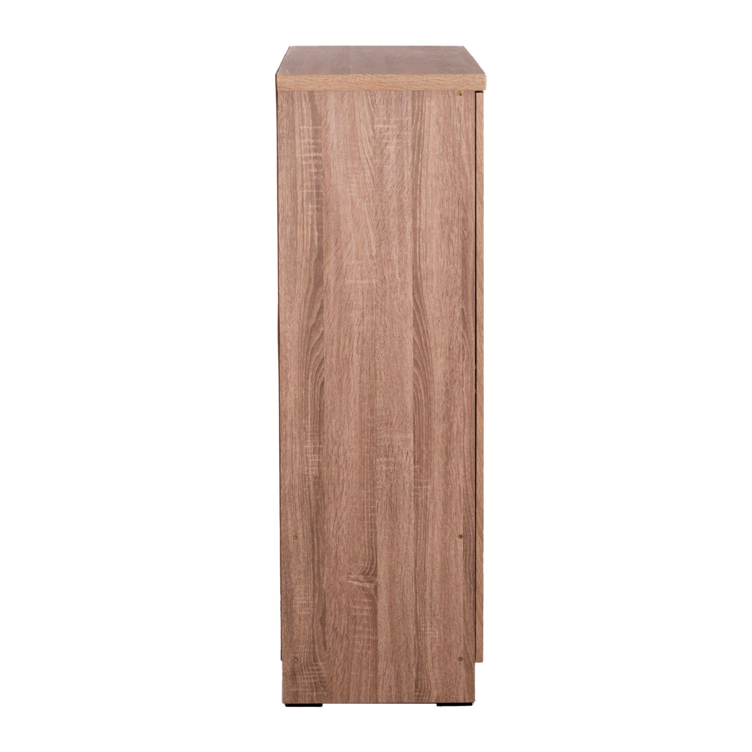 ГАРДЕРОБ 3-ВРАТИ С РАФТОВЕ FUENTO МЕЛАМИН В СОНОМА ДЪБ 120-116x40x123.5Hсм.