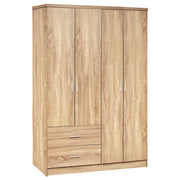 Гардероб с 4 врати и 2 чекмеджета Sonama 120x42x181