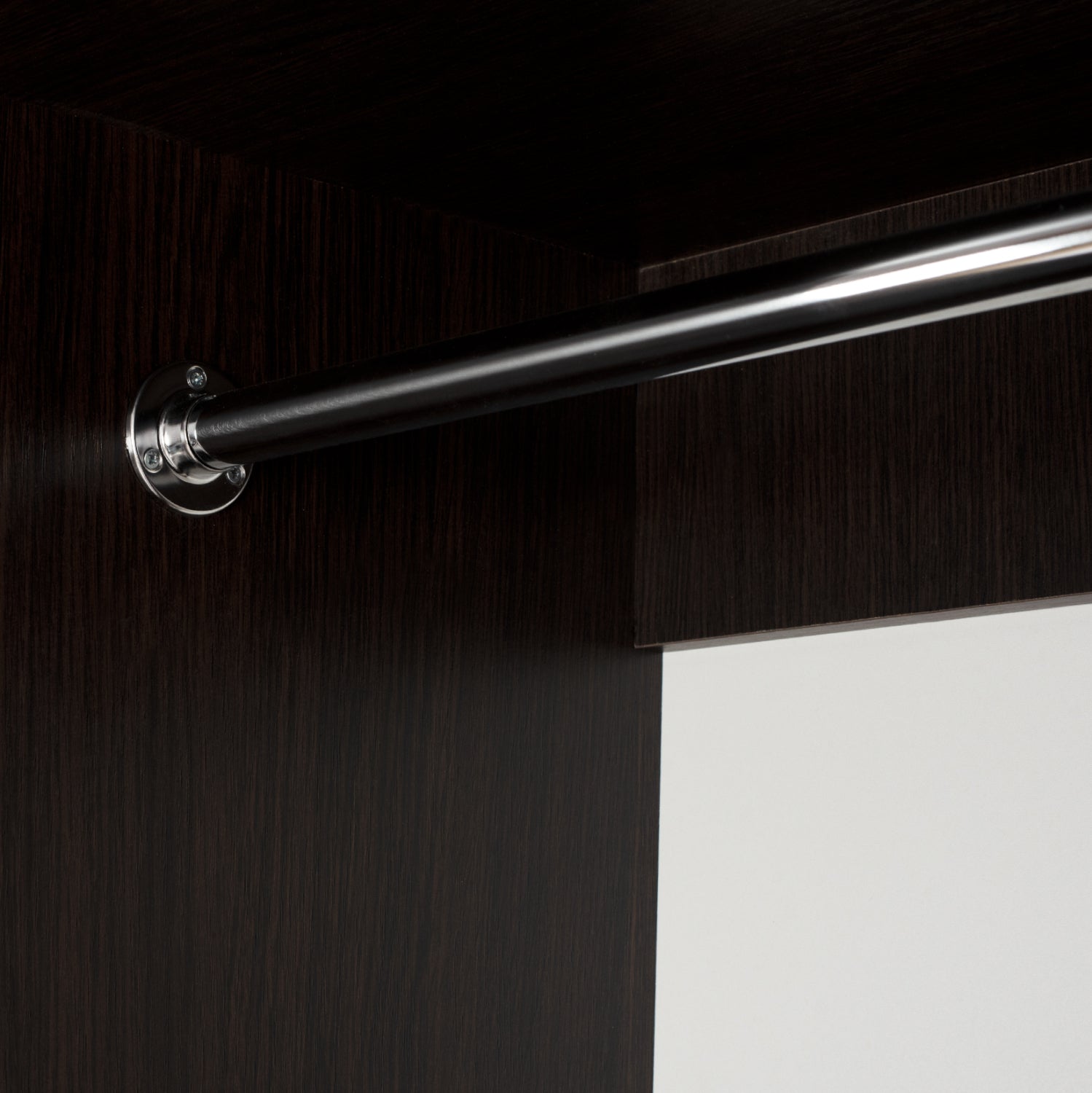 Гардероб 2-крилен ADLER плъзгащи врати огледало венге 160x60x210H