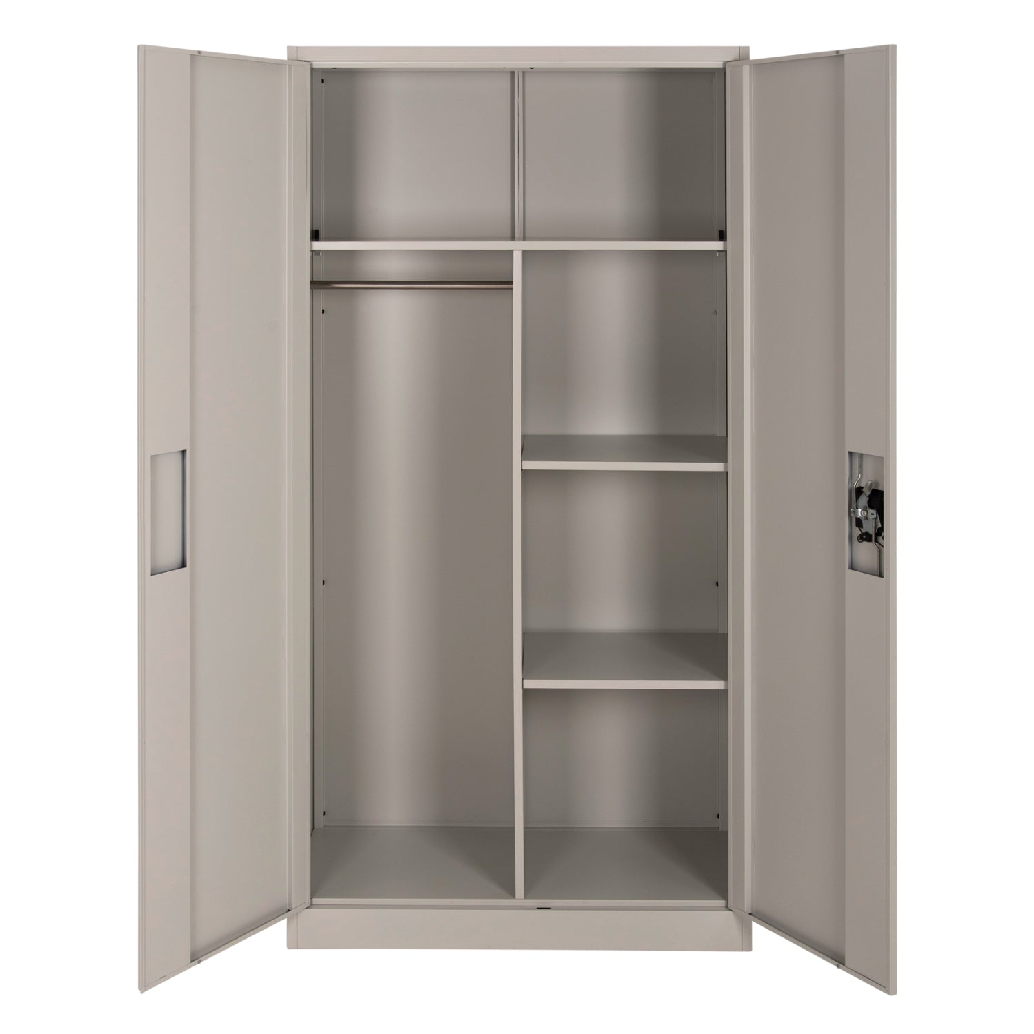 ГАРДЕРОБ CLOD МЕТАЛИК 2-ВРАТИ СВЕТЛО СИВ 90x40x180Hсм.