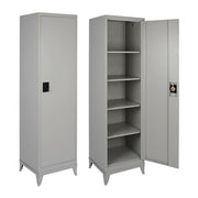 Метален гардероб 50Х45Х190,5 с 4 рафта, 1 врата и крака