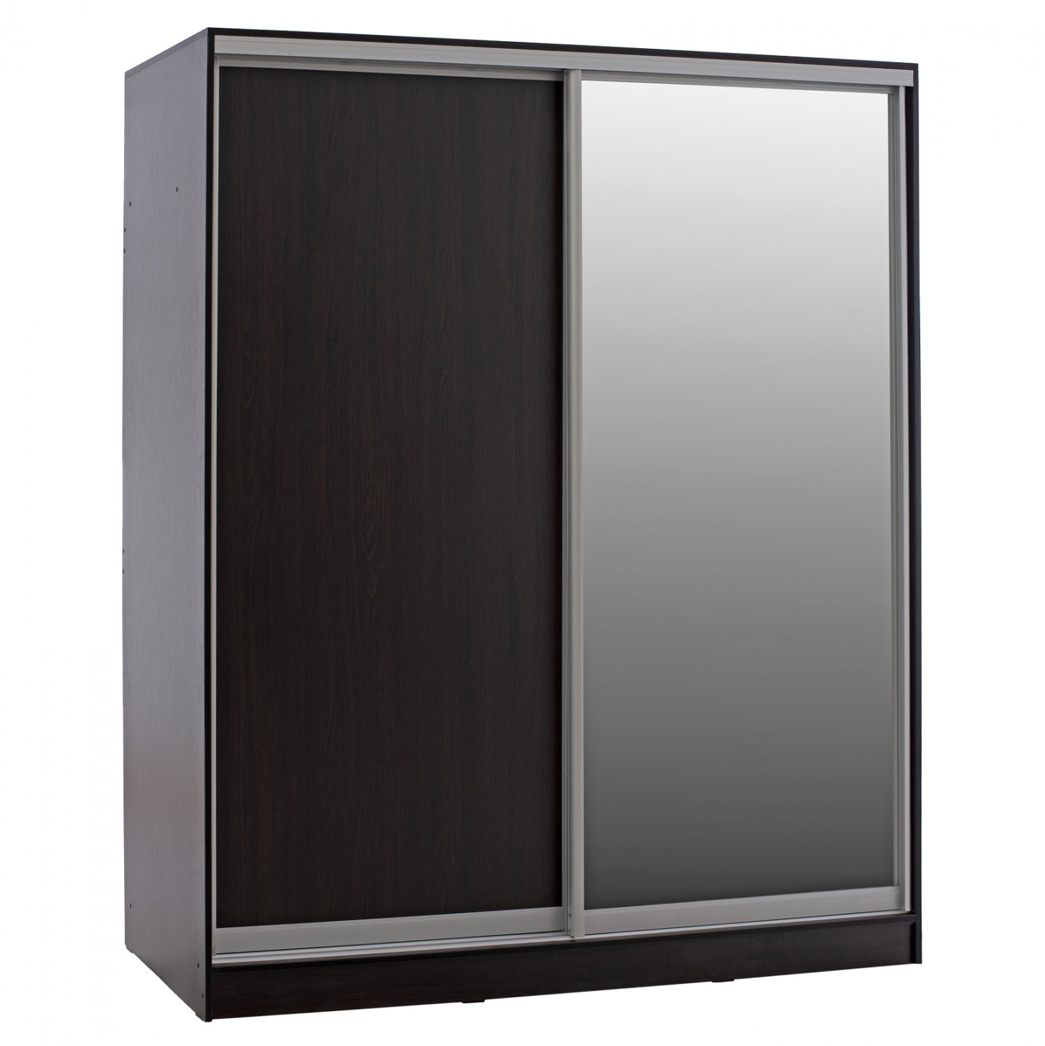 Плъзгащ гардероб Adler меламин венге с огледало 180x60x210Y см.