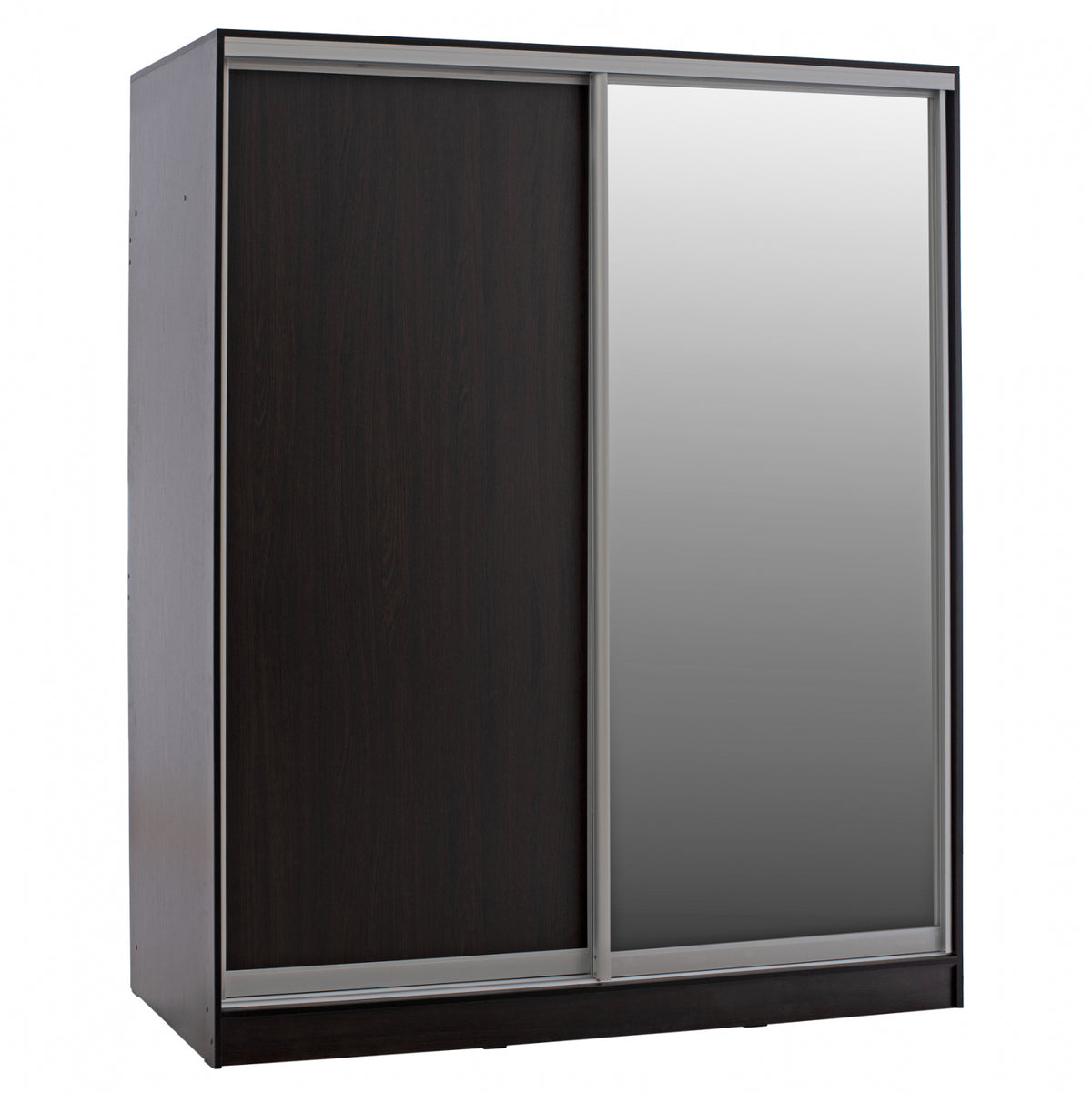 Плъзгащ гардероб Adler меламин венге с огледало 180x60x210Y см.