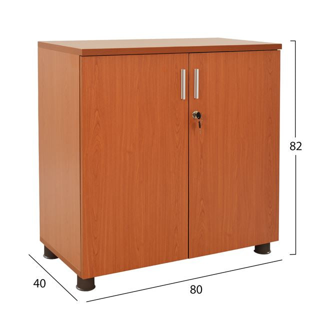Професионален офис шкаф в цвят череша 80x40x82 см.